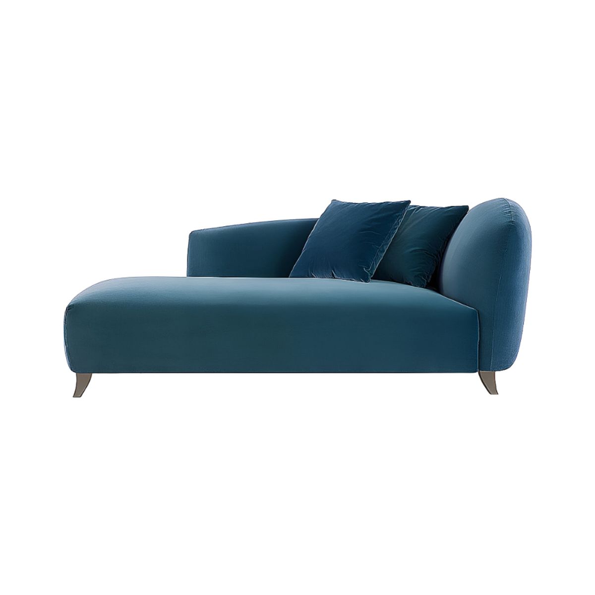HOGAR & SPACIOS - HYS CHAISE LONGUE GOR AZUL ACERO
