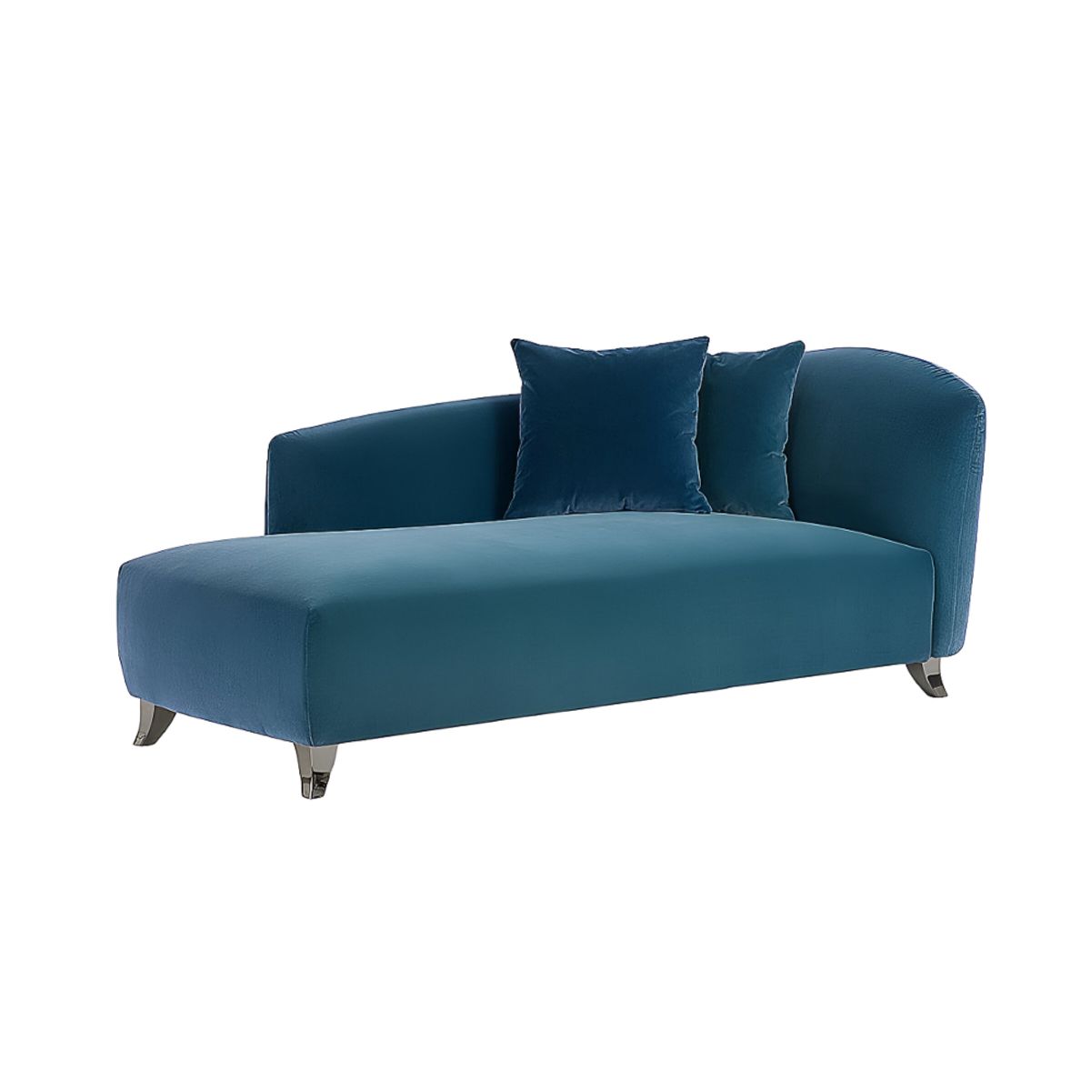 HOGAR & SPACIOS - HYS CHAISE LONGUE GOR AZUL ACERO