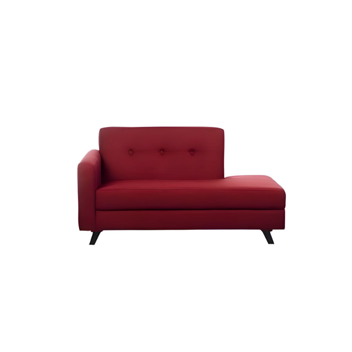 HOGAR & SPACIOS - HYS CHAISE LONGUE PRISMA ROJO OSCURO