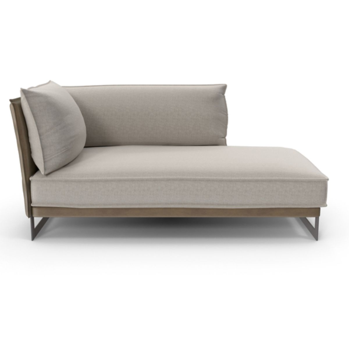 HOGAR & SPACIOS - HYS CHAISE LONGUE WEST GRIS