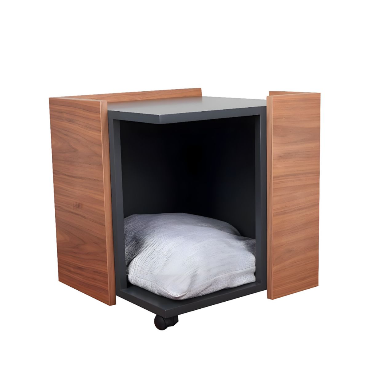 HOGAR & SPACIOS - HYS ESQUINERO CATDOG MARRON