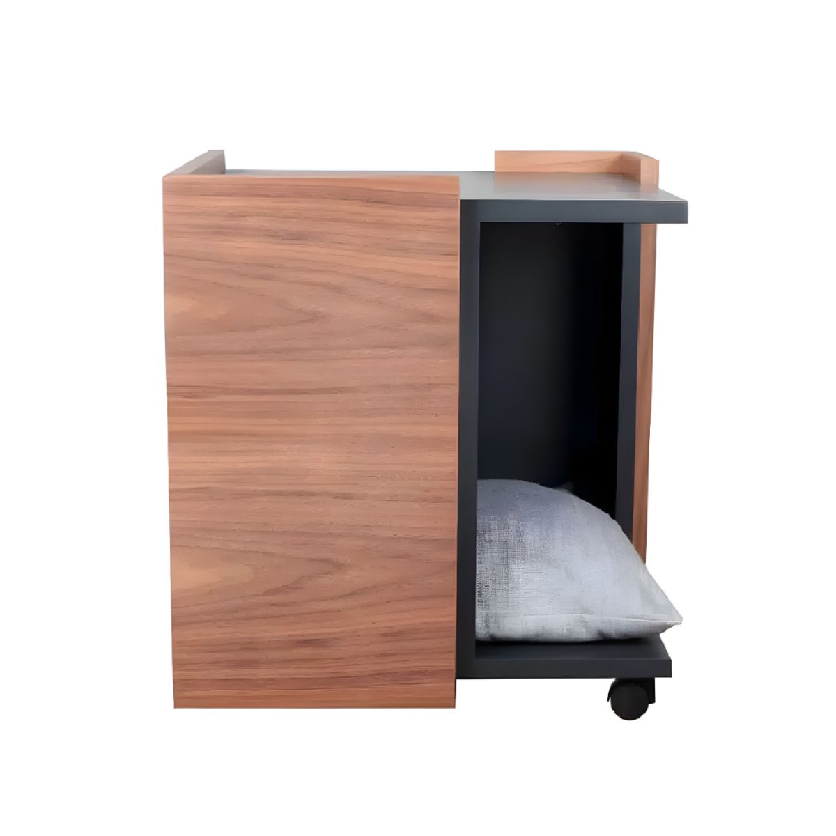 HOGAR & SPACIOS - HYS ESQUINERO CATDOG MARRON