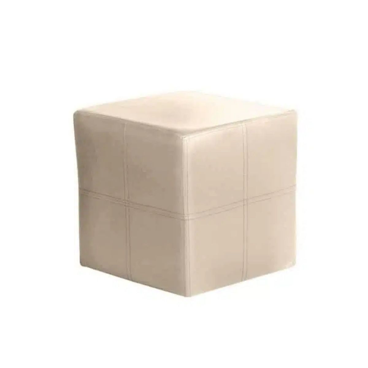 HOGAR & SPACIOS - HYS PUFF ADRIANA ULTRACUERO BEIGE