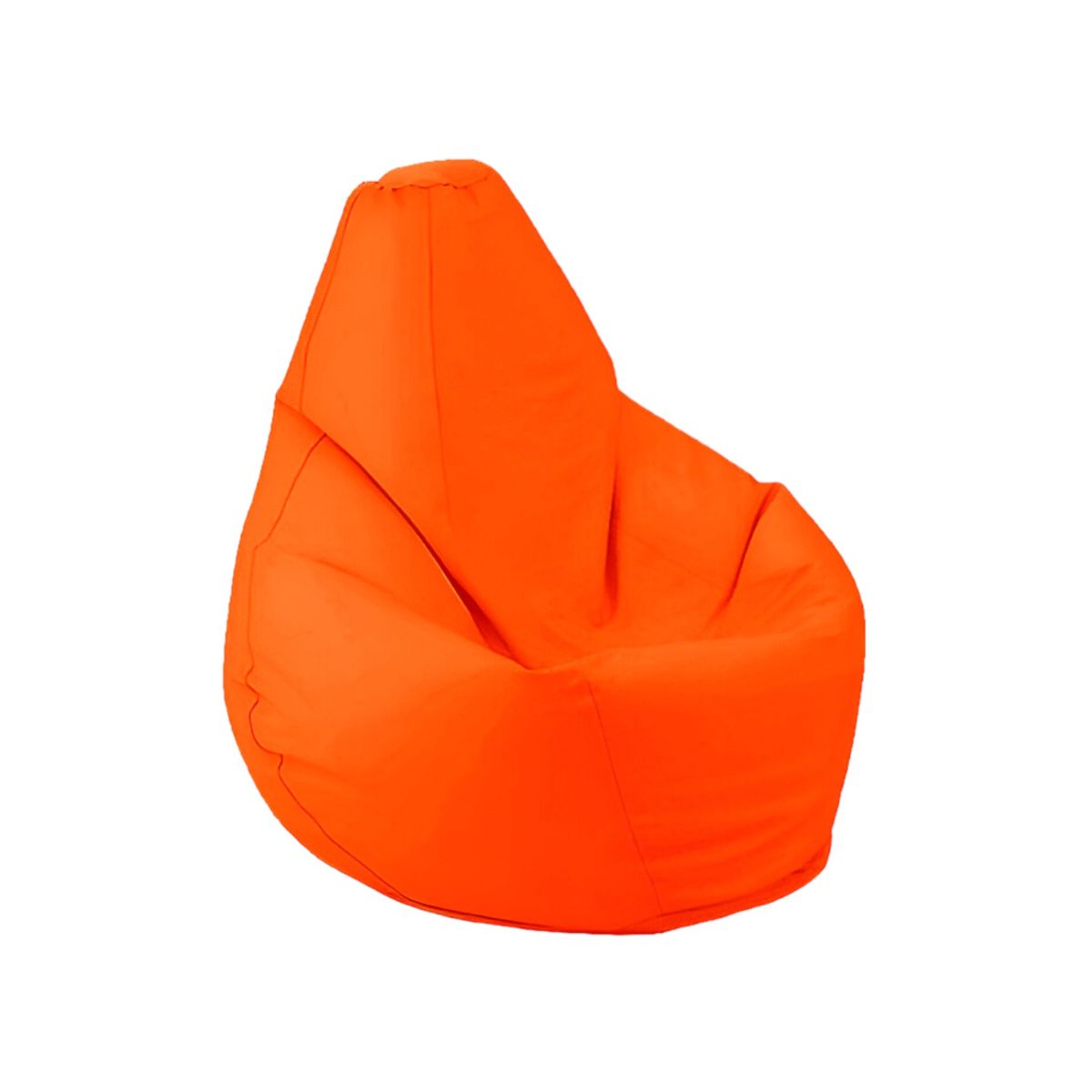 HOGAR & SPACIOS - HYS PUFF PERA ANARANJADO NARANJA