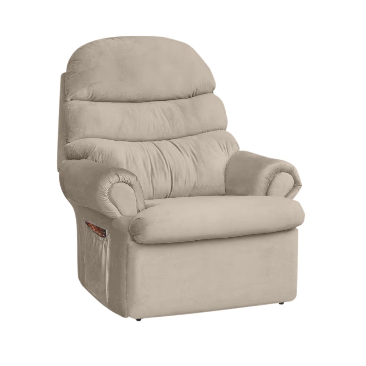 HOGAR & SPACIOS - HYS RECLINABLE CANO BEIGE