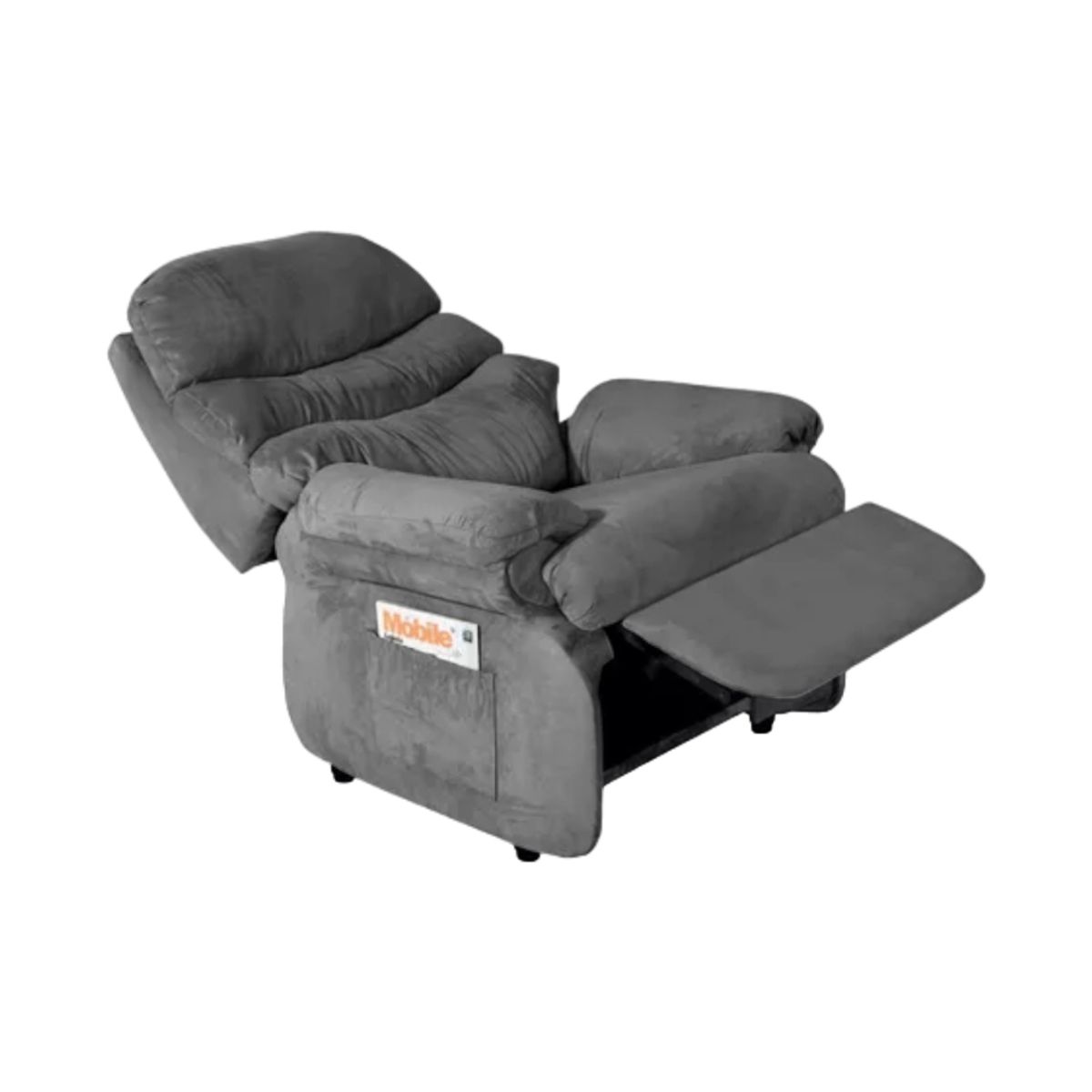HOGAR & SPACIOS - HYS RECLINABLE CANO GRIS CLARO