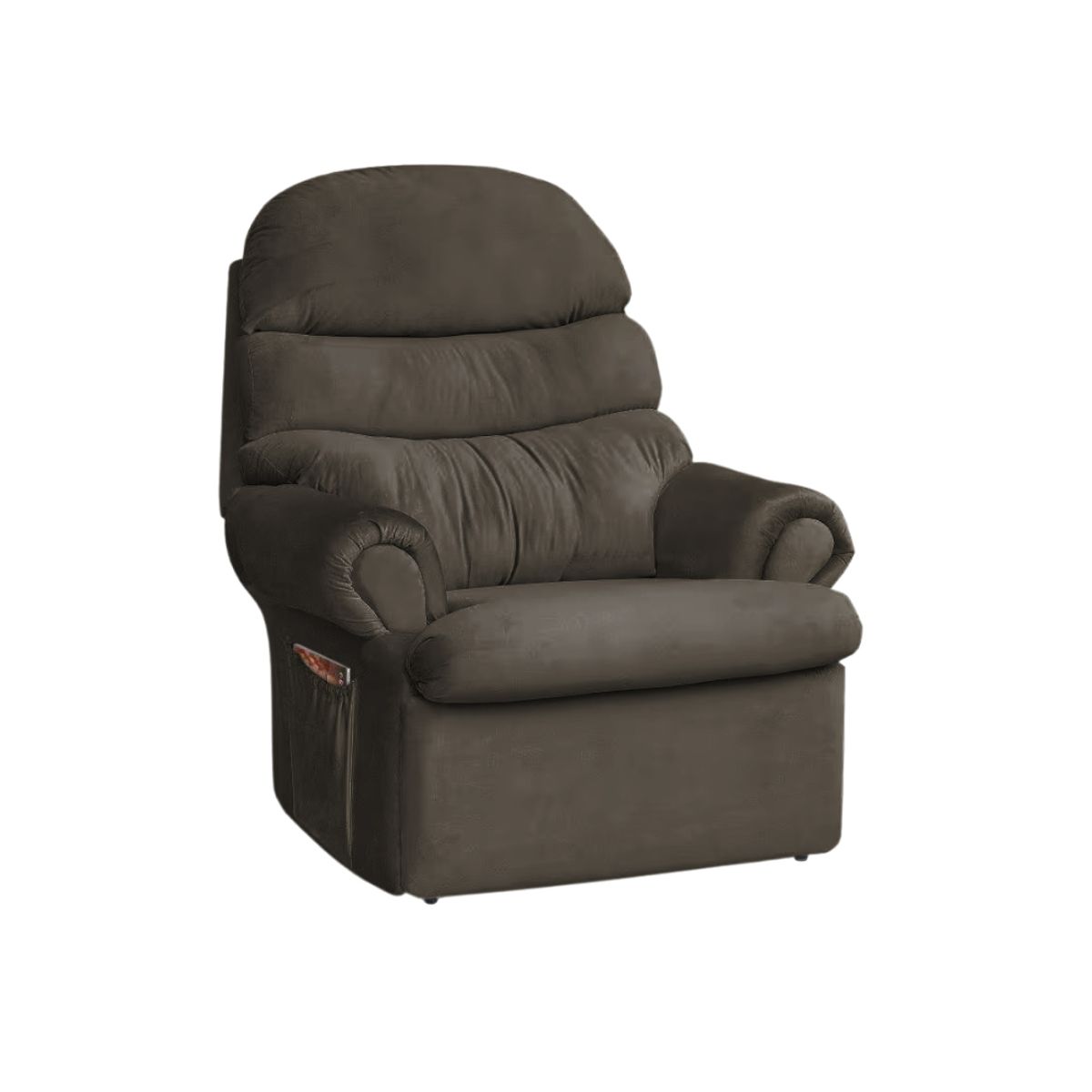 HOGAR & SPACIOS - HYS RECLINABLE CANO MARRON