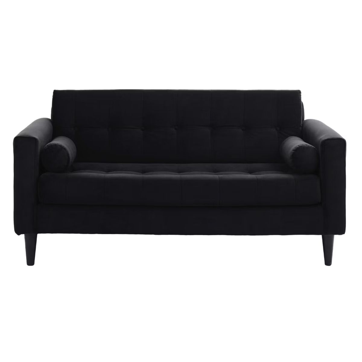 HOGAR & SPACIOS - HYS SALA 2 2 PUFF MAZE NEGRO