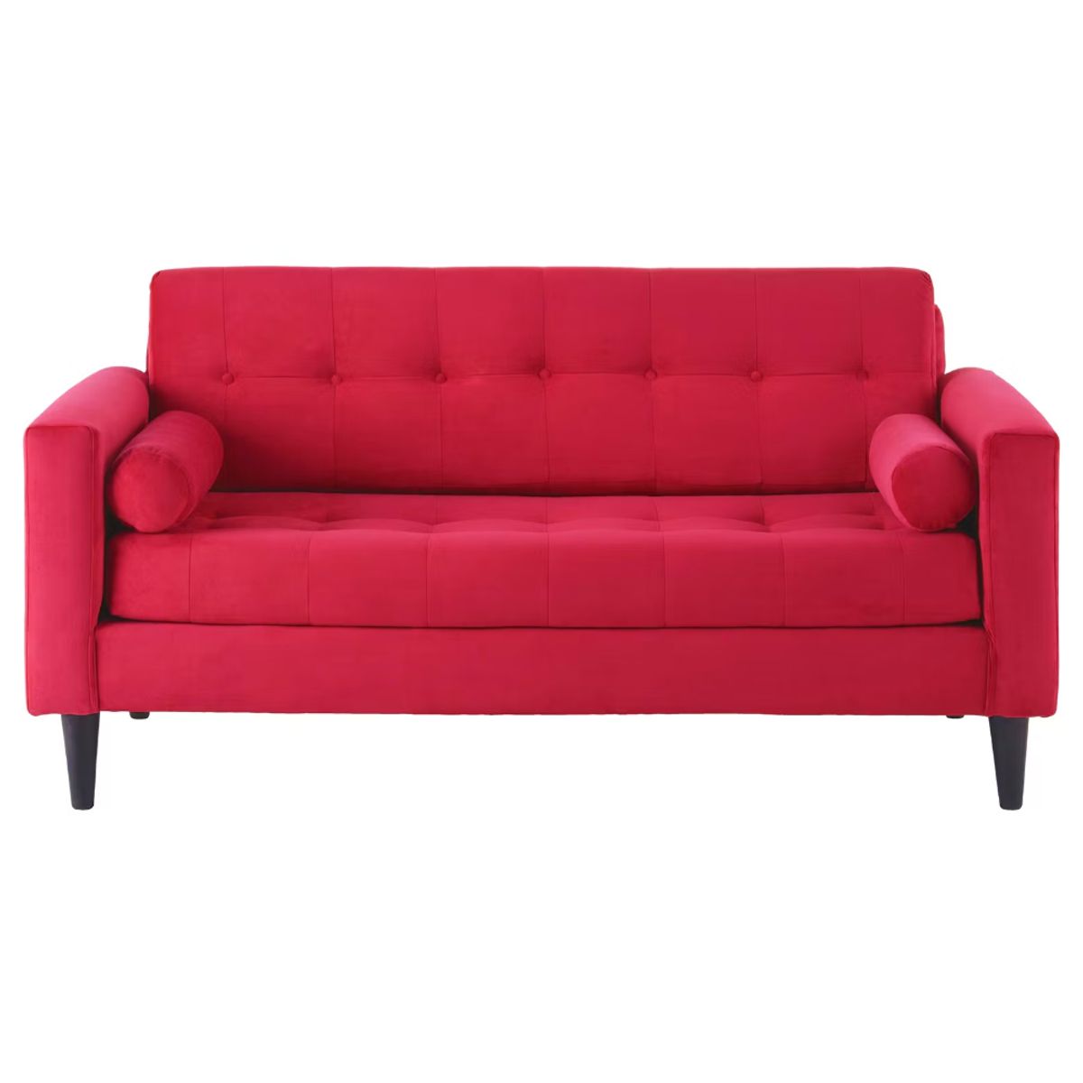 HOGAR & SPACIOS - HYS SALA 2 2 PUFF MAZE ROJO