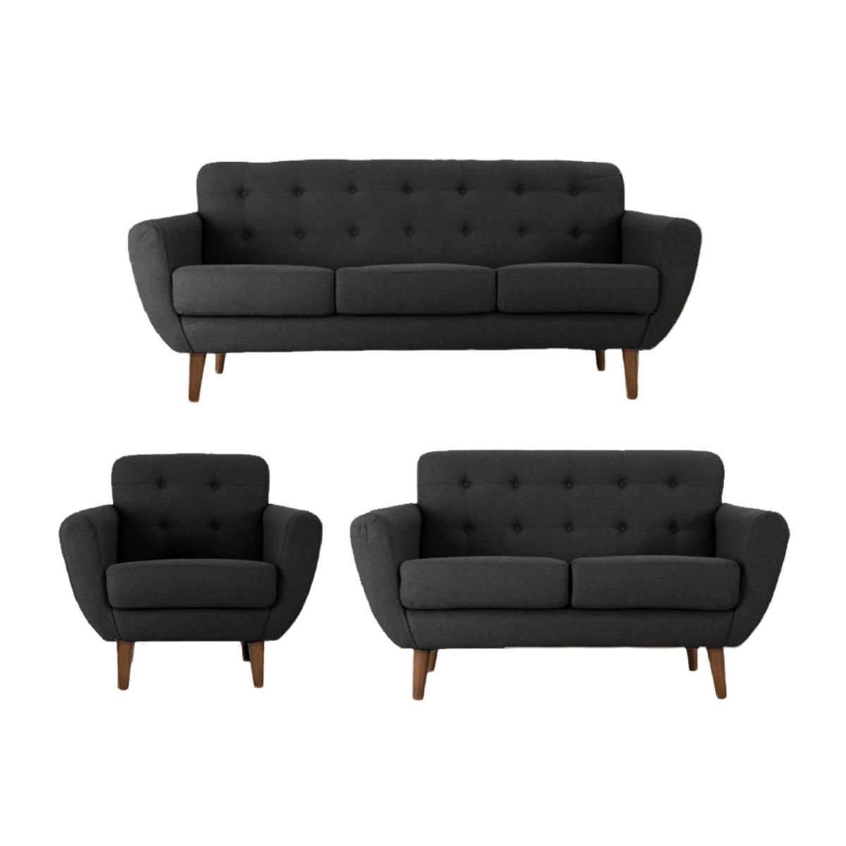 HOGAR & SPACIOS - HYS SALA 3 2 1 HENRY NEGRO