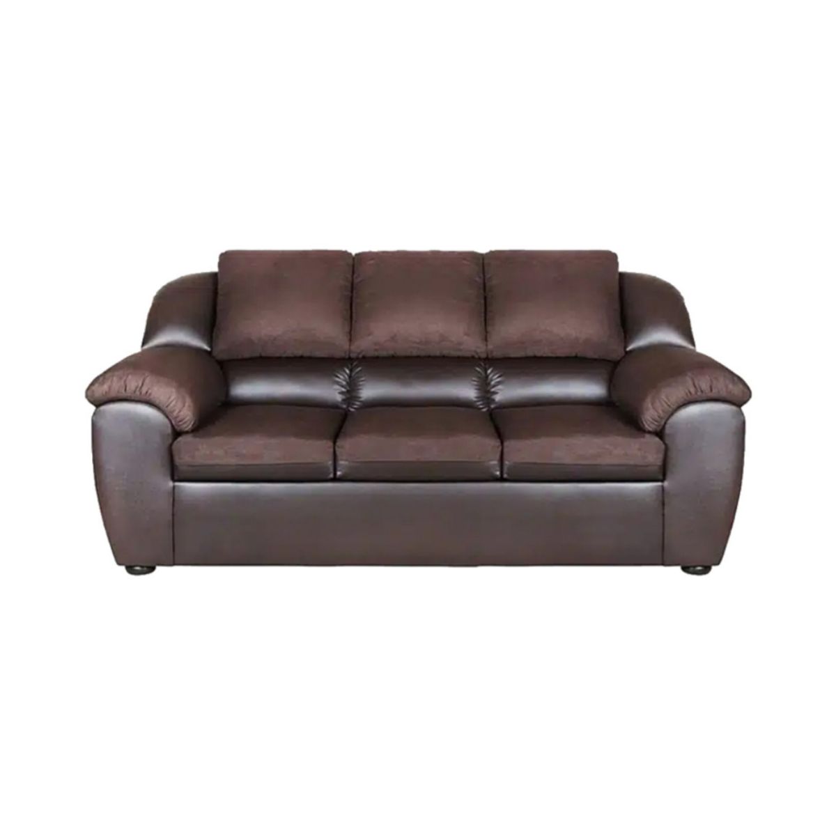 HOGAR & SPACIOS - HYS SALA 3 2 1 LAURA MARRON OSCURO