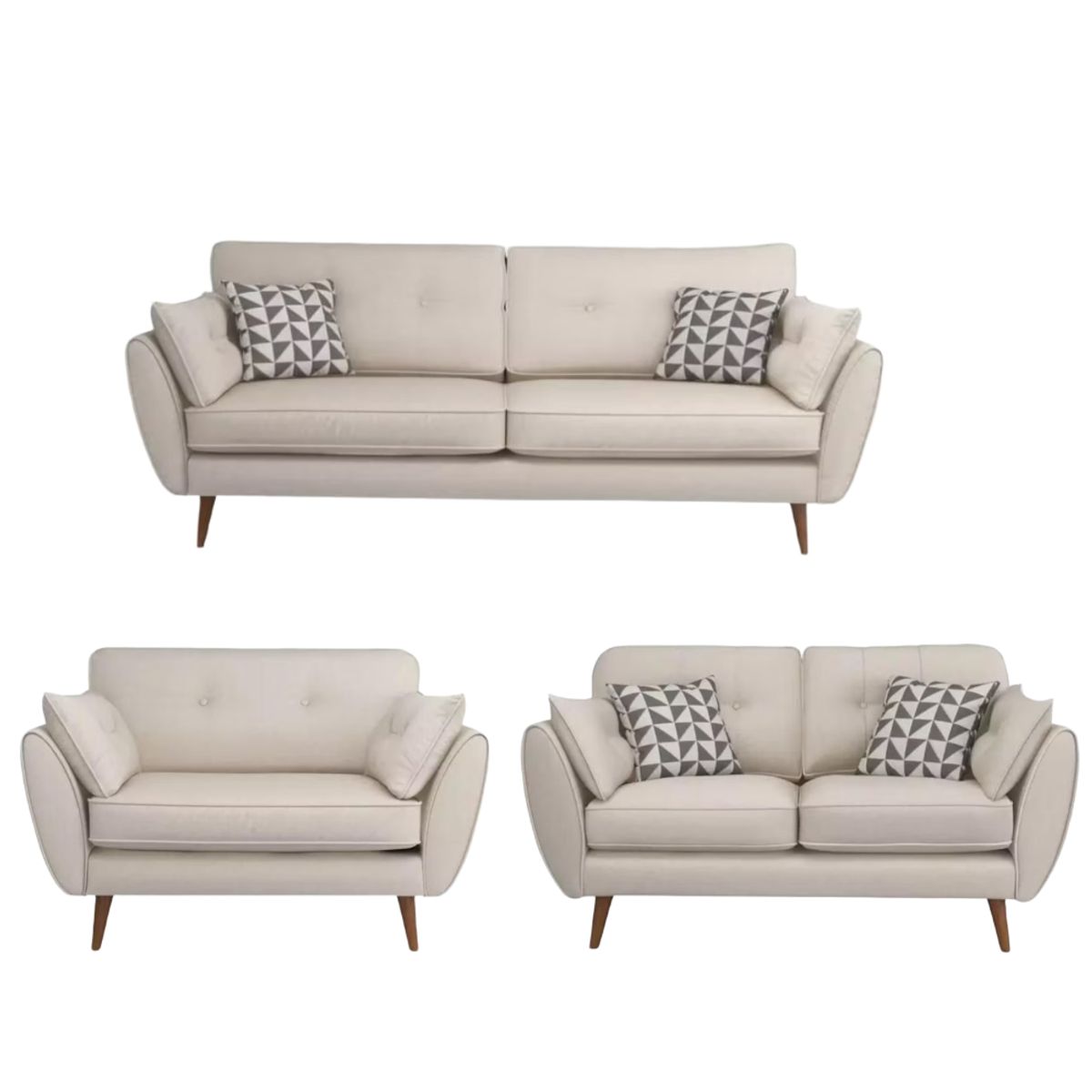 HOGAR & SPACIOS - HYS SALA 3 2 1 MAGNO BEIGE