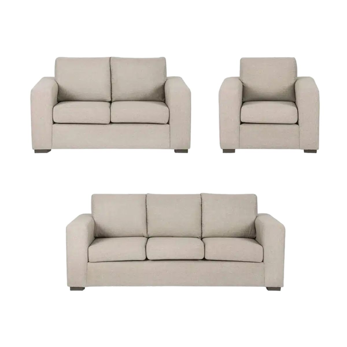 HOGAR & SPACIOS - HYS SALA 3 2 1 MARCELA BEIGE