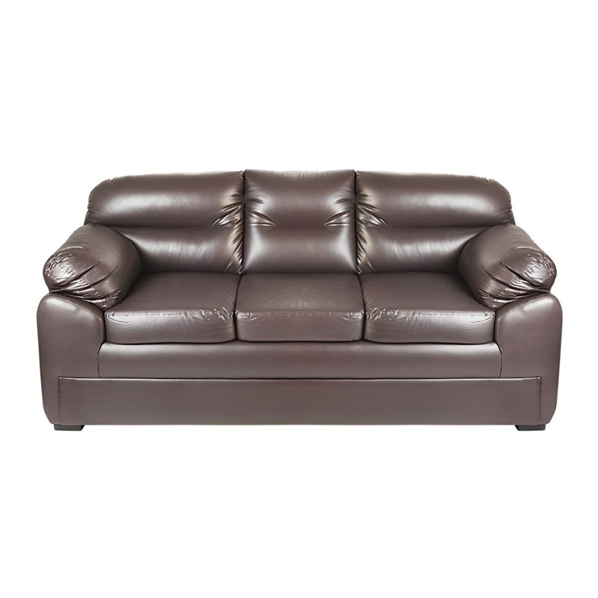 HOGAR & SPACIOS - HYS SALA 3 2 1 METTA MARRON OSCURO