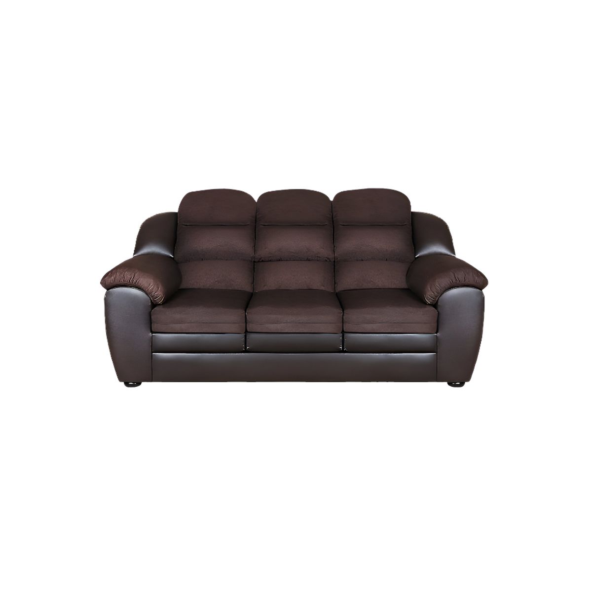 HOGAR & SPACIOS - HYS SALA 3 2 1 MESA CENTRO WAAL MARRON OSCURO