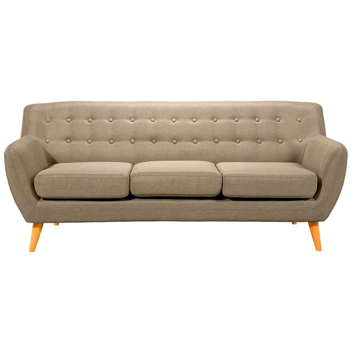 HOGAR & SPACIOS - HYS SALA 3 2 1 ZACK VINTAGE BEIGE