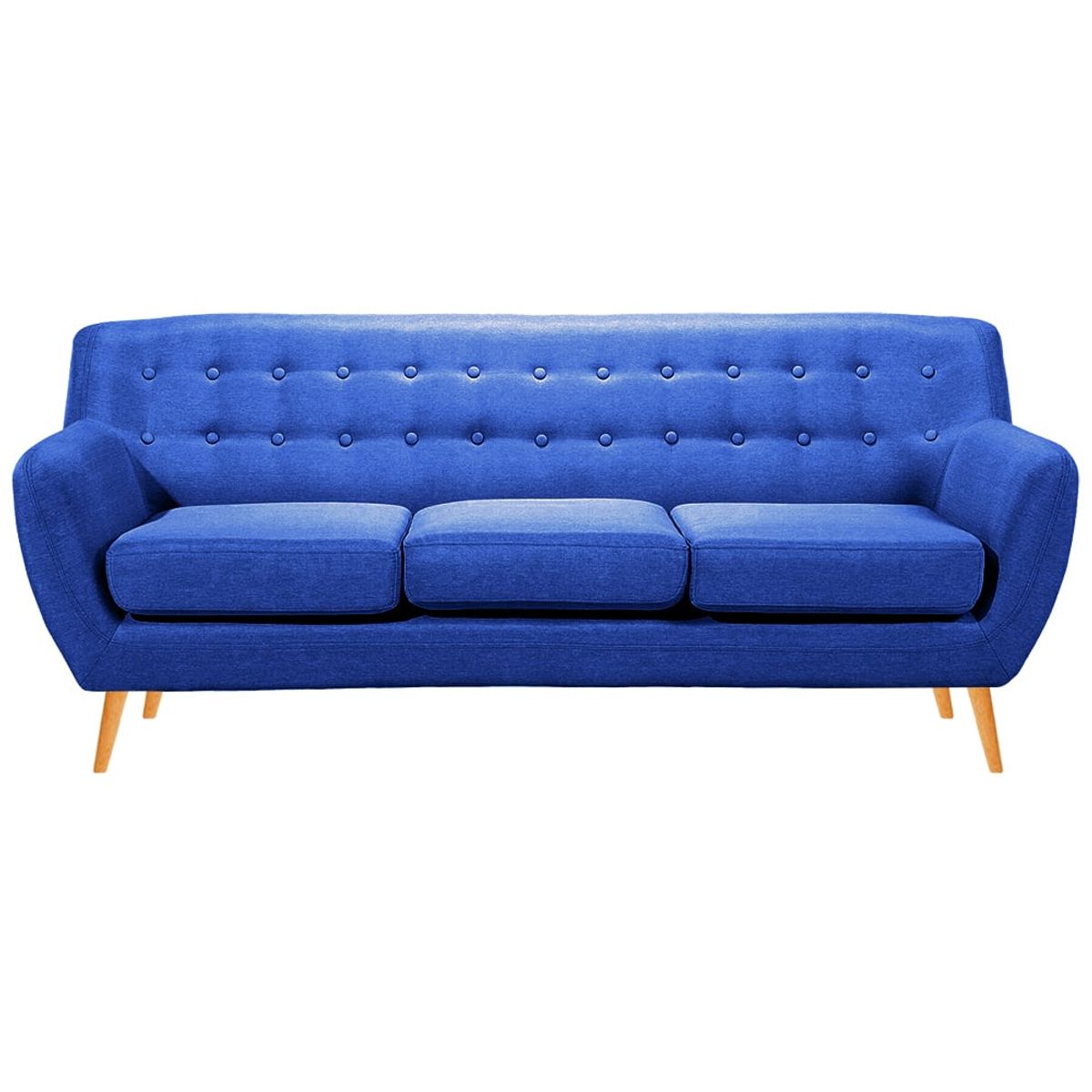 HOGAR & SPACIOS - HYS SALA 3 2 1 ZACK VINTAGE AZUL NOCHE