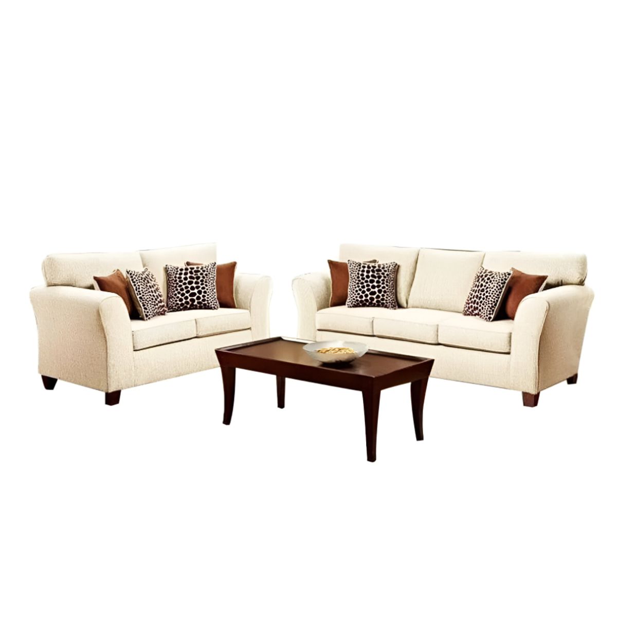 HOGAR & SPACIOS - HYS SALA 3 2 AMEDEA BEIGE