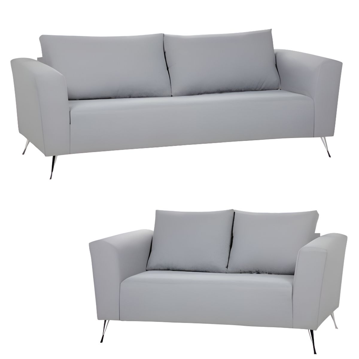 HOGAR & SPACIOS - HYS SALA 3 2 BRIEF GRIS CLARO