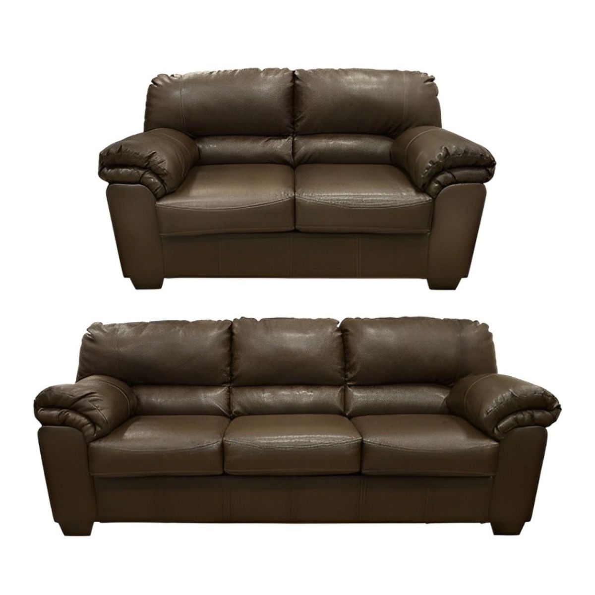 HOGAR & SPACIOS - HYS SALA 3 2 CORCEGA MARRON OSCURO