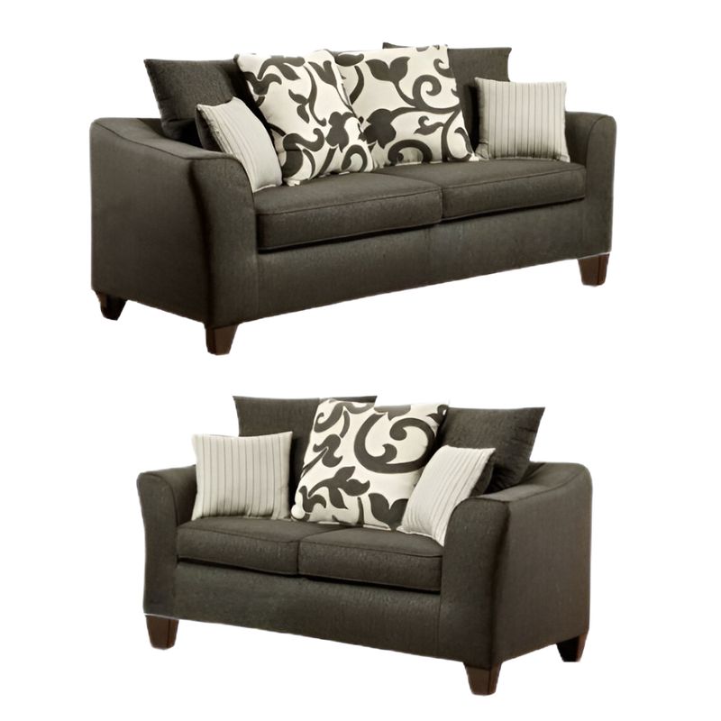 HOGAR & SPACIOS - HYS SALA 3 2 LATINO MARRON OSCURO