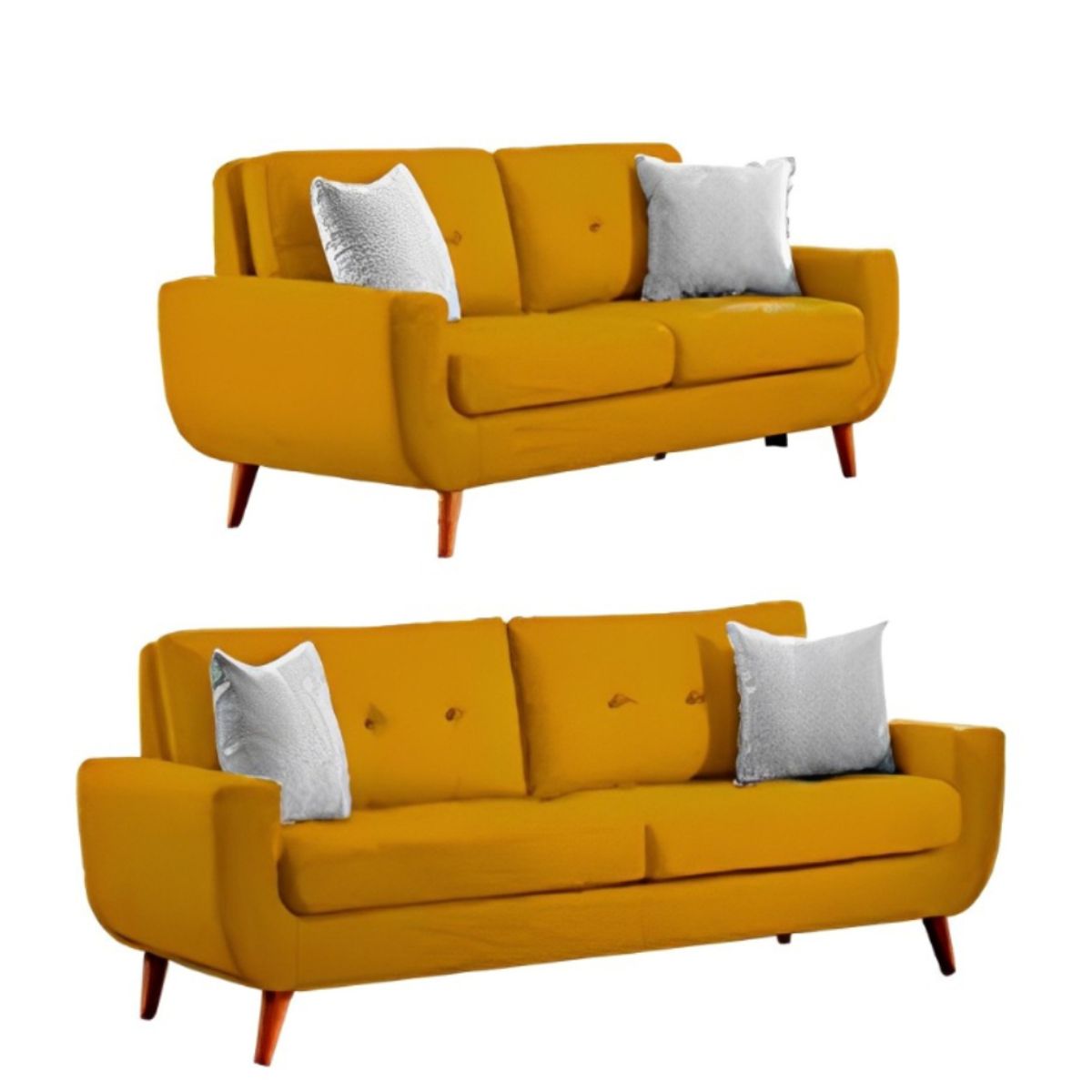 HOGAR & SPACIOS - HYS SALA 3 2 SAIFER ORO