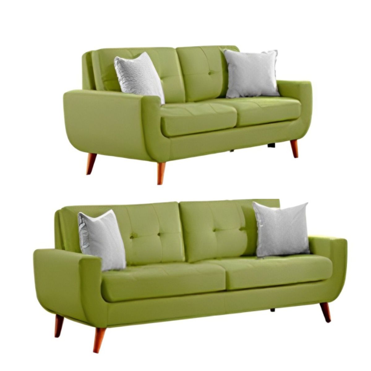 HOGAR & SPACIOS - HYS SALA 3 2 SAIFER VERDE PALIDO