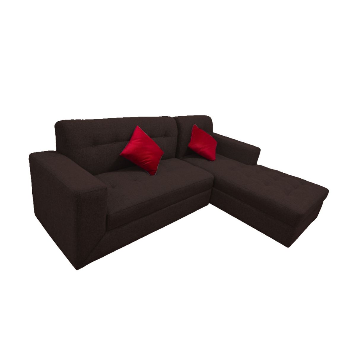 HOGAR & SPACIOS - HYS SECCIONAL DERECHO AMED MARRON