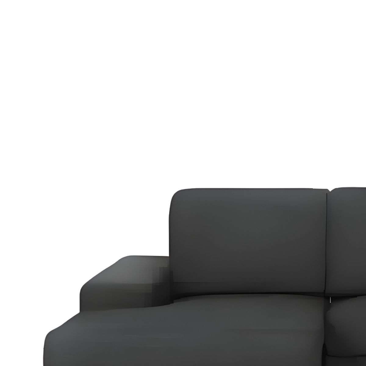 HOGAR & SPACIOS - HYS SECCIONAL DERECHO AMERICANO GRIS OSCURO