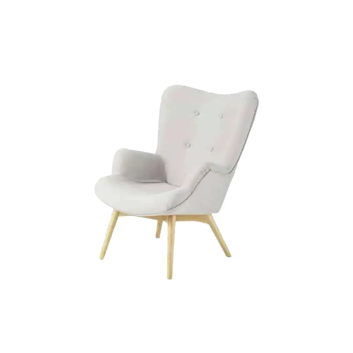 HOGAR & SPACIOS - HYS SILLON CRISTOBAL BLANCO