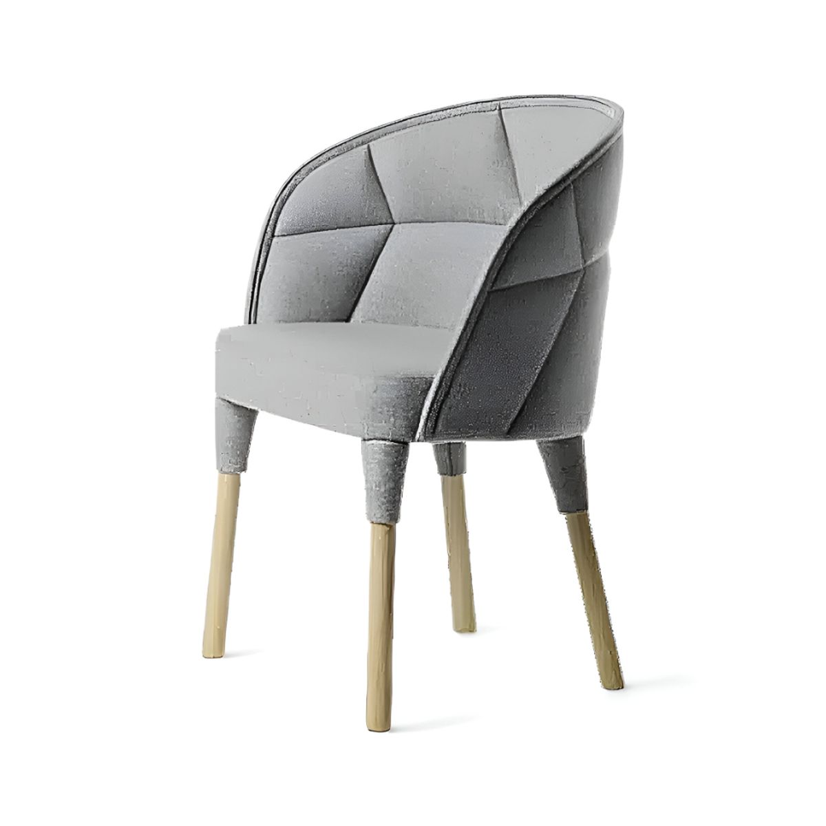 HOGAR & SPACIOS - HYS SILLON LEAF GRIS PIZARRA