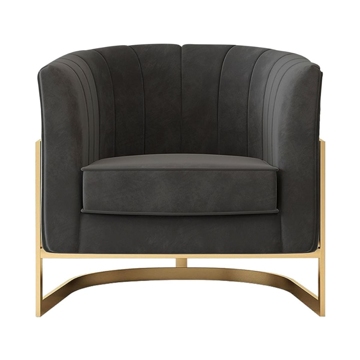 HOGAR & SPACIOS - HYS SILLON MARIN GRIS OSCURO