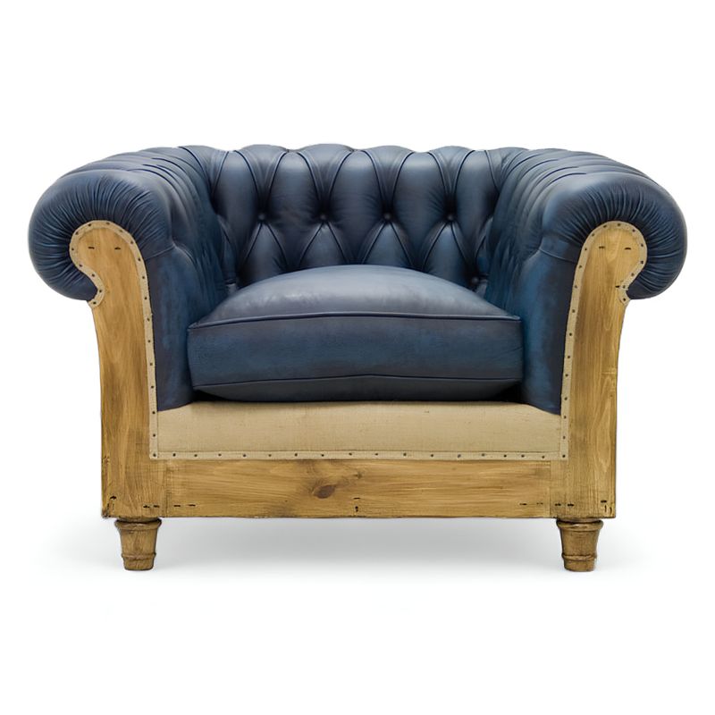 HOGAR & SPACIOS - HYS SILLON RONELD AZUL NOCHE