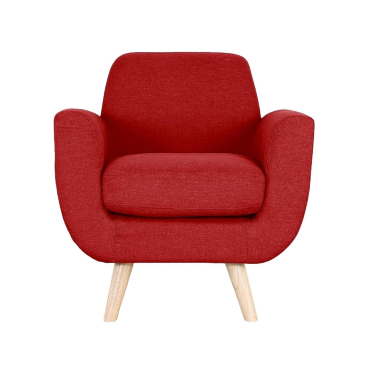 HOGAR & SPACIOS - HYS SILLON ROUS ROJO CONTIHOGAR