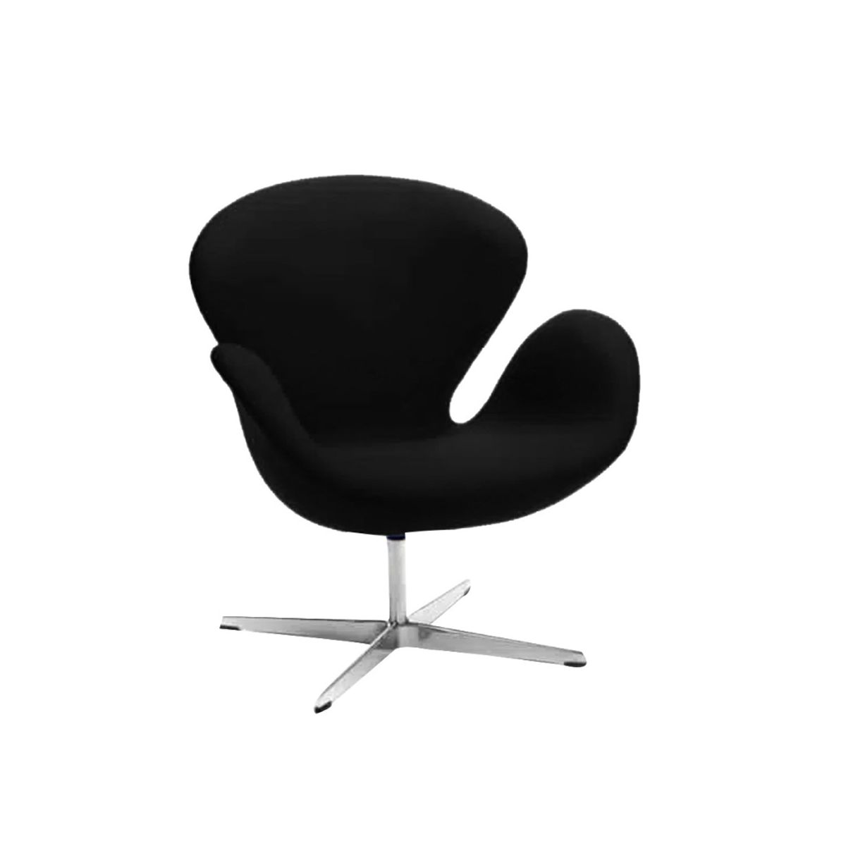 HOGAR & SPACIOS - HYS SILLON SWAN NEGRO