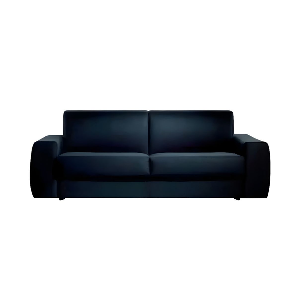 HOGAR & SPACIOS - HYS SOFA 2 CUERPOS ALBIN NEGRO