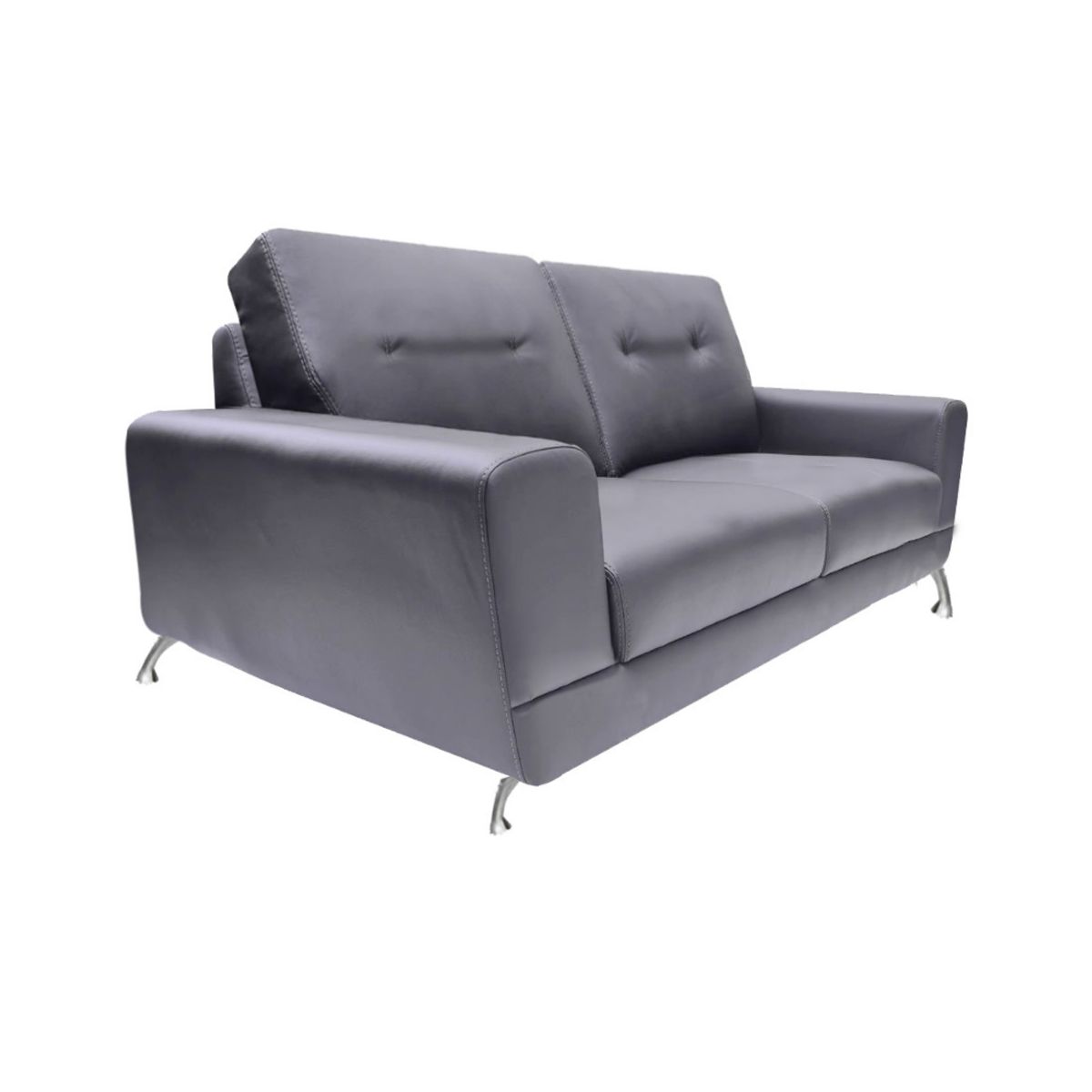 HOGAR & SPACIOS - HYS SOFA 2 CUERPOS BENEDETTO GRIS