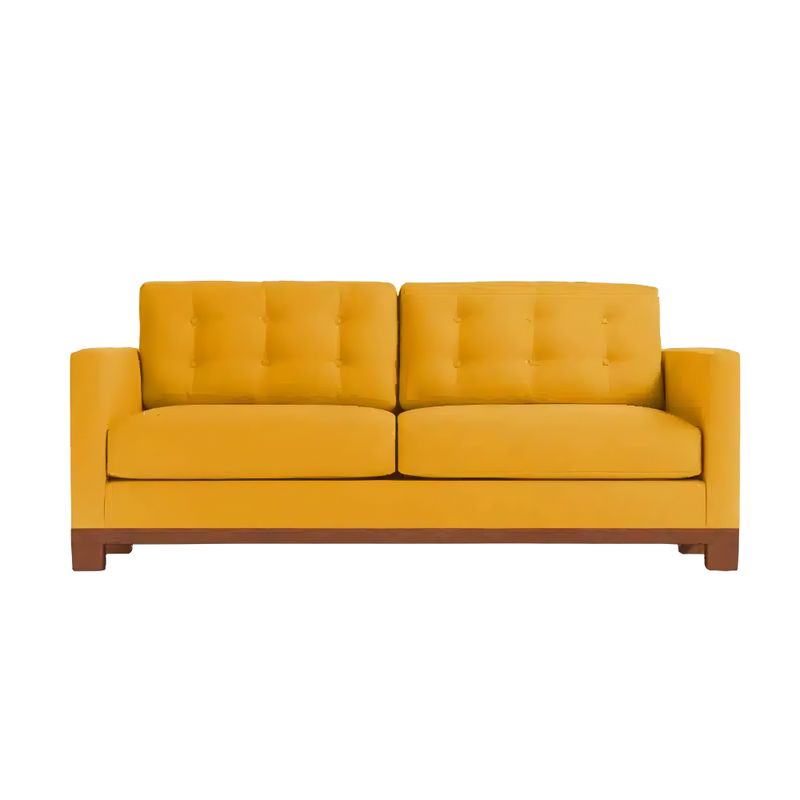 HOGAR & SPACIOS - HYS SOFA 2 CUERPOS CIPOLL ORO