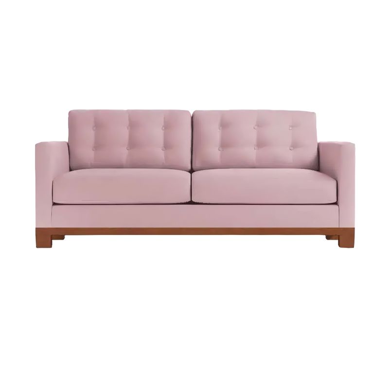 HOGAR & SPACIOS - HYS SOFA 2 CUERPOS CIPOLL ROSADO