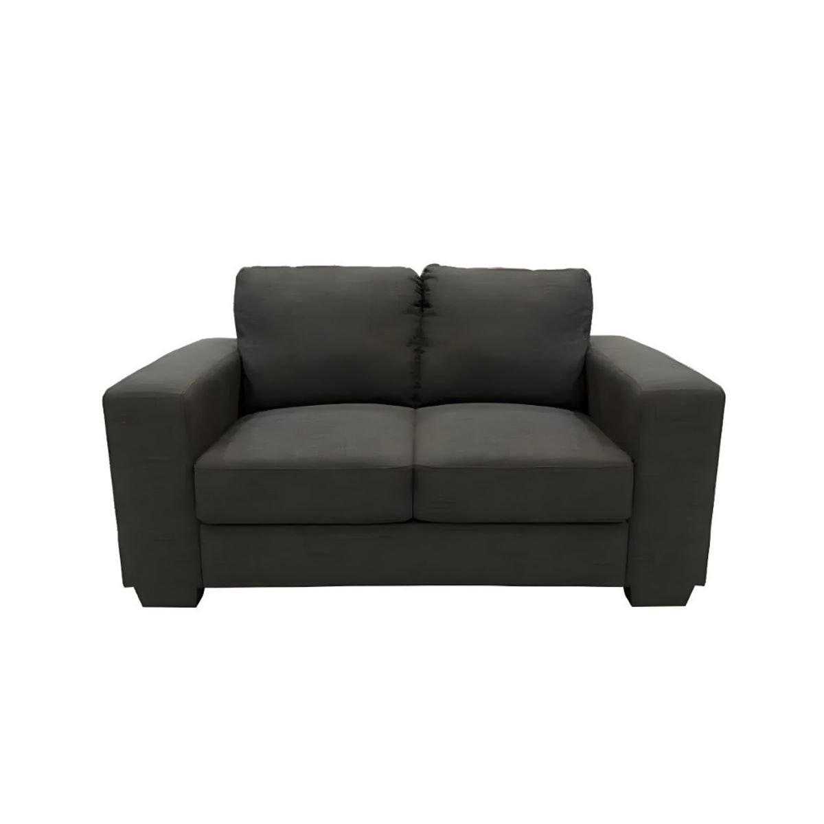 HOGAR & SPACIOS - HYS SOFA 2 CUERPOS DANIEL GRIS OSCURO