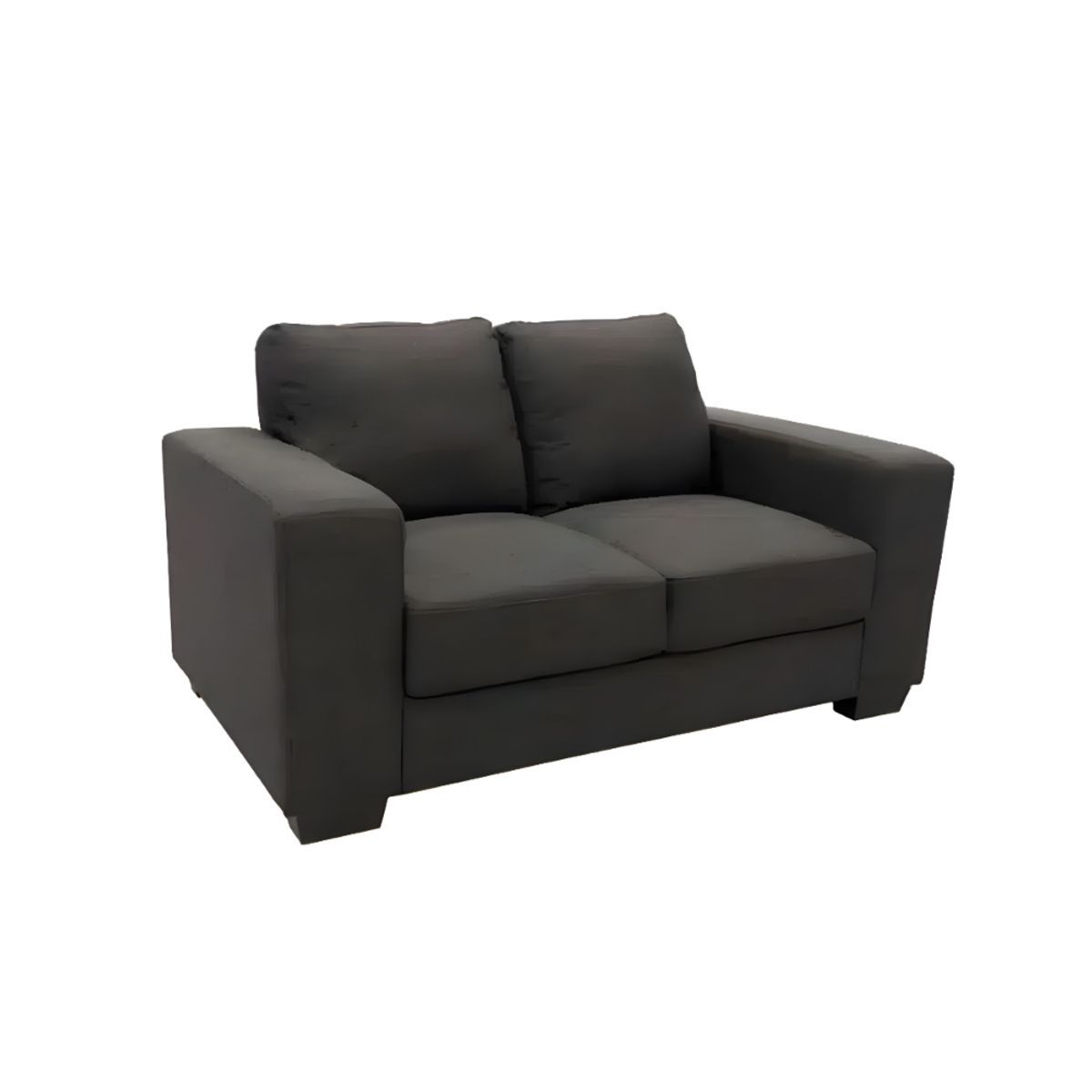 HOGAR & SPACIOS - HYS SOFA 2 CUERPOS DANIEL GRIS OSCURO