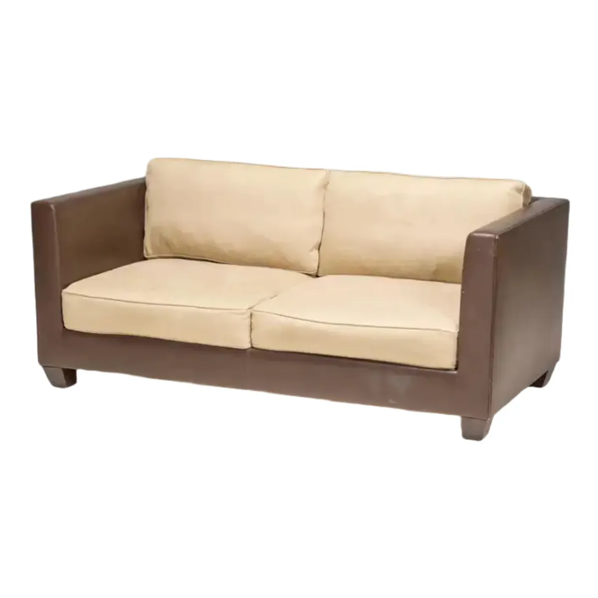 HOGAR & SPACIOS - HYS SOFA 2 CUERPOS LYON BEIGE