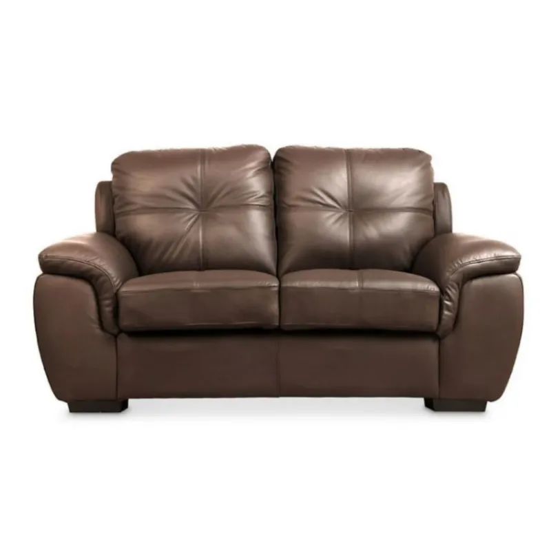 HOGAR & SPACIOS - HYS SOFA 2 CUERPOS ROMEO MARRON