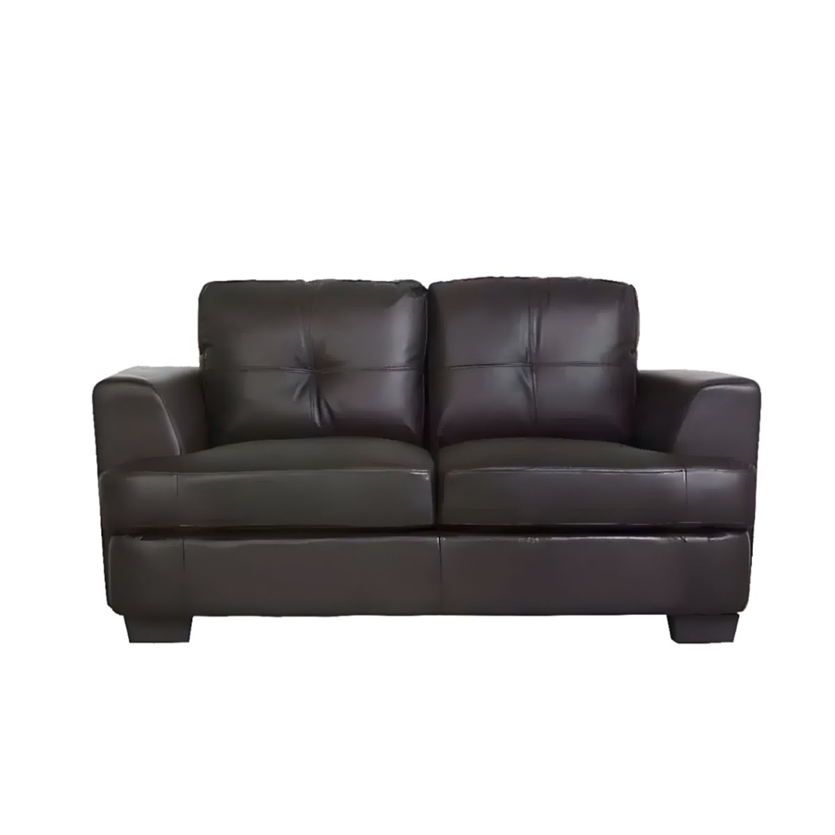 HOGAR & SPACIOS - HYS SOFA 2 CUERPOS SULEM NEGRO