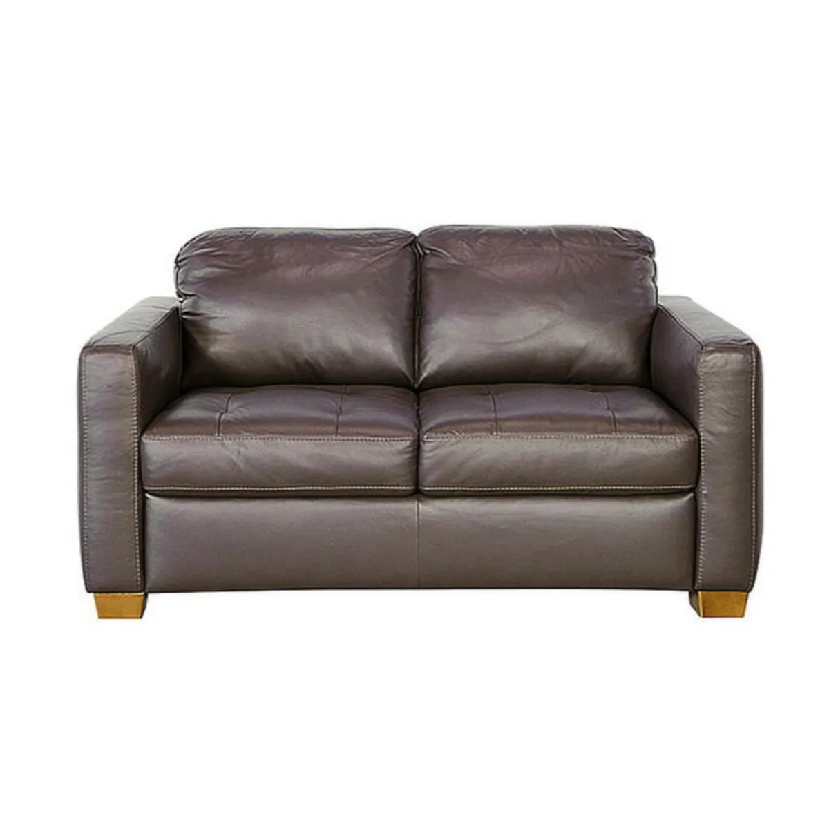 HOGAR & SPACIOS - HYS SOFA 2 CUERPOS VISION MARRON OSCURO
