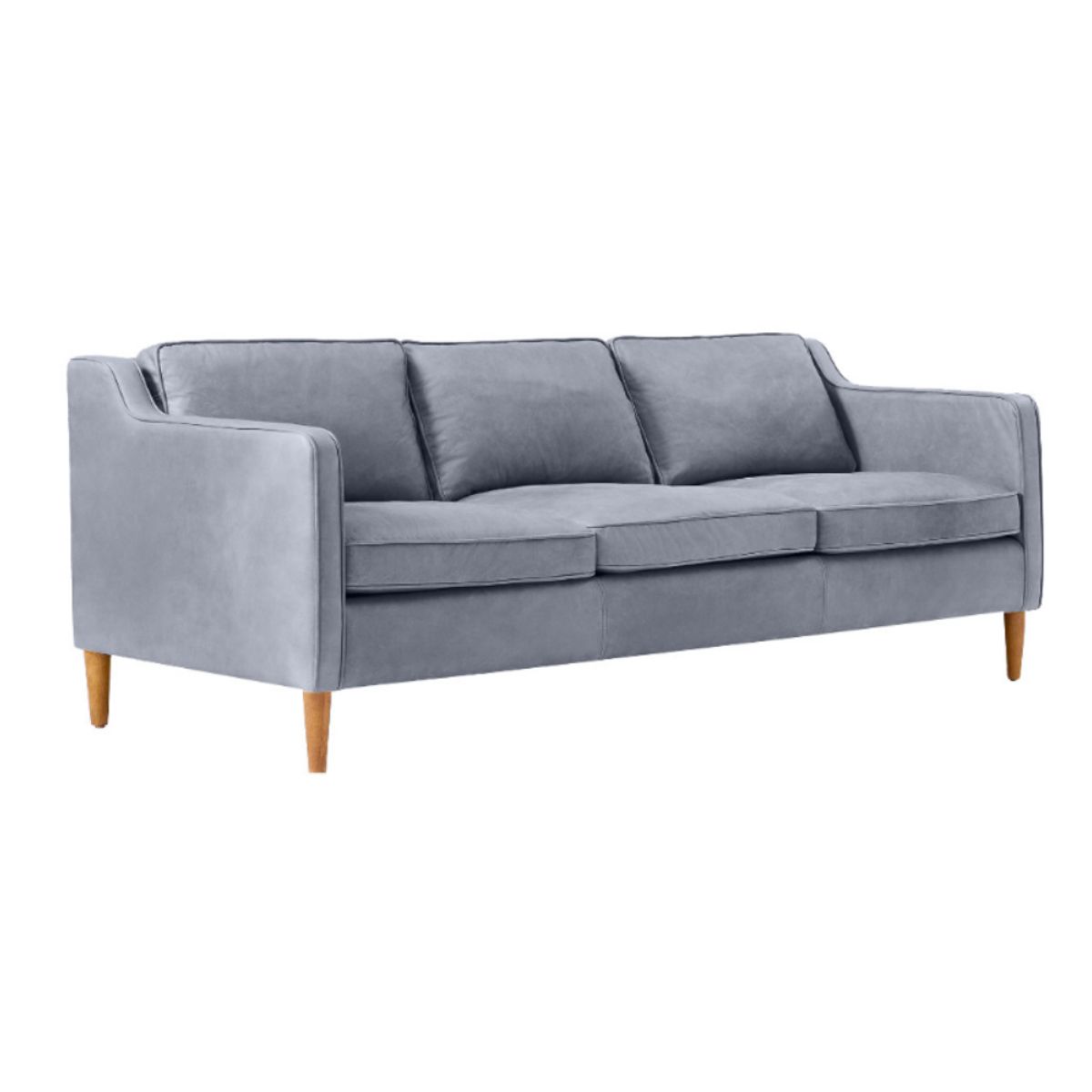 HOGAR & SPACIOS - HYS SOFA 3 CUERPOS ACUARIO GRIS