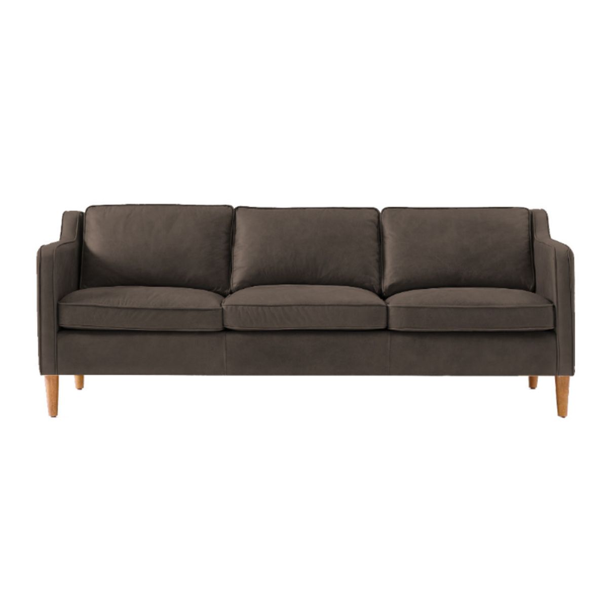 HOGAR & SPACIOS - HYS SOFA 3 CUERPOS ACUARIO MARRON CLARO