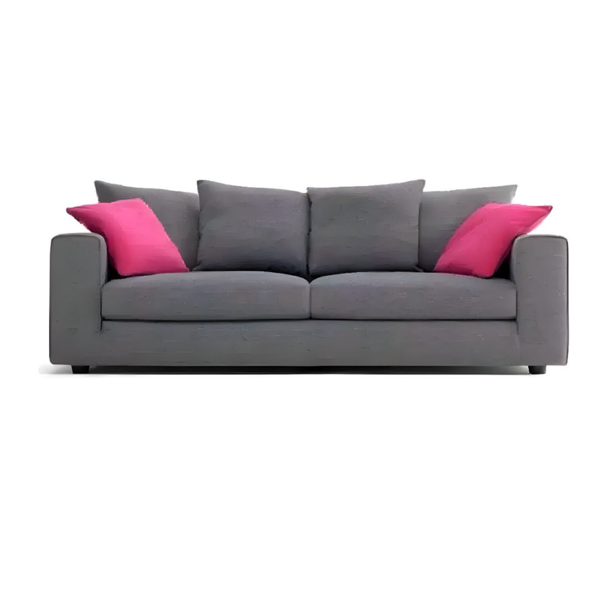 HOGAR & SPACIOS - HYS SOFA 3 CUERPOS ADOLF GRIS