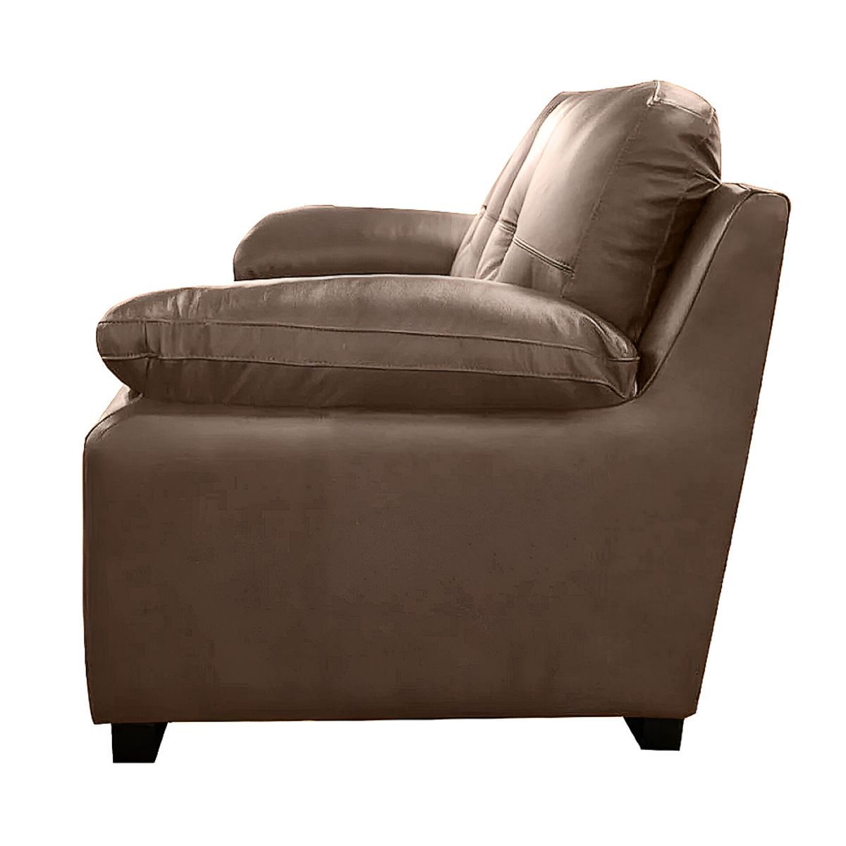 HOGAR & SPACIOS - HYS SOFA 3 CUERPOS ALEGRO MARRON OSCURO