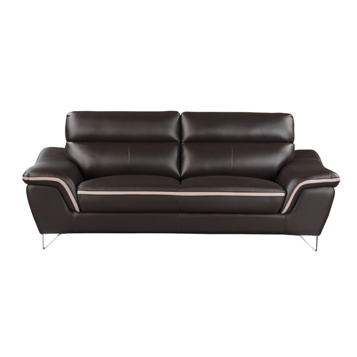 HOGAR & SPACIOS - HYS SOFA 3 CUERPOS ALESSIO NEGRO